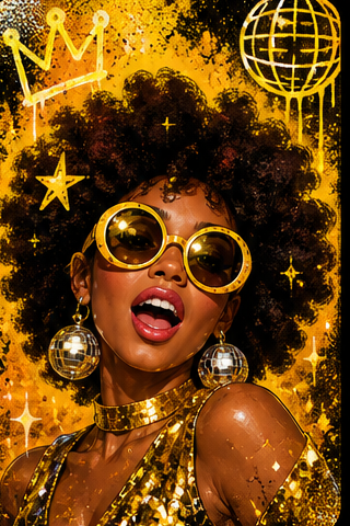 Disco Queen singer persona